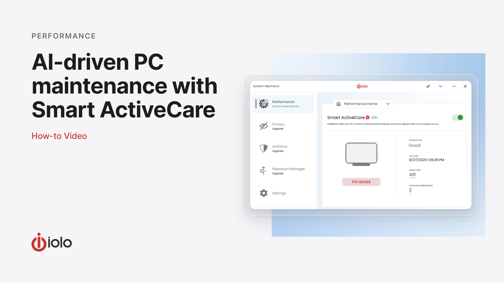 Speed up your PC in one click with ActiveCare